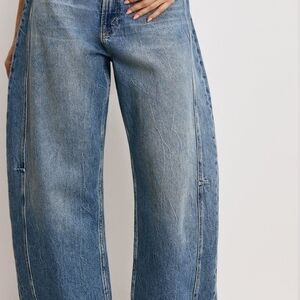 Good American Light Blue Flare Jeans